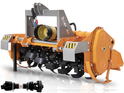 tung jordfräs för traktorer hydraulisk förskjutning dfh idr 135