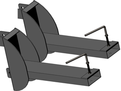 gaffeltruck fäste 100l