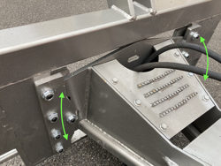 mellantung snöplog med euro fäste traktor ln 250 e