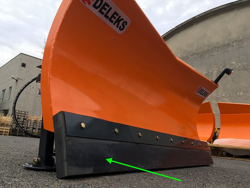 frontalt snöblad med universell platta till traktor ln 250 a