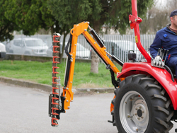 armklippare med skyttelkran til traktor airone 180 tr