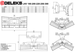 snöplog för traktor 3 punkts fäste lnv 200 c