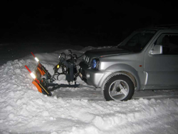 snöblad för jeep pick up terrängfordon lns 190 j
