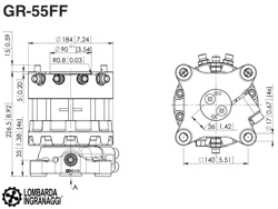 rotator lombarda ingranaggi gr55ff