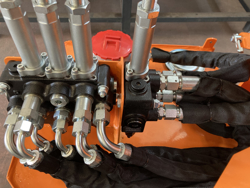 armklippare med skyttelkran til traktor airone 180 tr