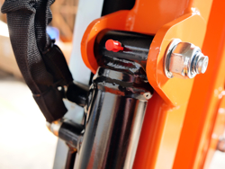armklippare med skyttelkran til traktor airone 180 tr