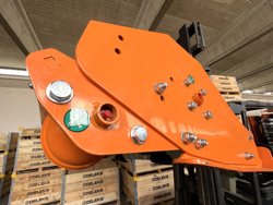 slagklippare med hydraulisk sidoförsjutning för fruktplantage traktorer mod jaguar 170