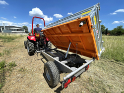 3 vägs hydraulisk tippvagn til traktor rm 14 t3