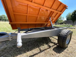 3 vägs hydraulisk tippvagn til traktor rm 14t3s