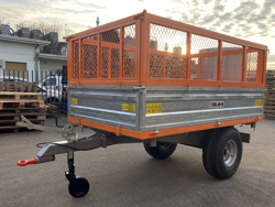 3 vägs hydraulisk tippvagn til traktor rm 14t3s