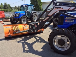 mellantung snöplog med euro fäste traktor ln 220 e