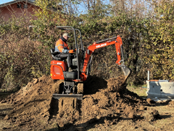 minigrävare 1 ton m100