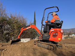 minigrävare 1 ton m100
