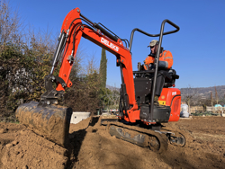 minigrävare 1 ton m100