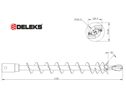 extra spets 10cm till jordborr med knivar zhd