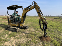 hydraulisk jordborr till grävmaskiner grhd