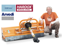 slagklippare med hydraulisk sidoförsjutning leopard 180 sph