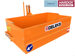 manuell transportskopa med tipp bucket 120 l