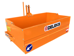 manuell transportskopa med tipp bucket 140 l
