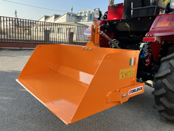 manuell transportskopa med tipp bucket 140 l
