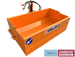 manuell transportskopa med tipp bucket 120 h l