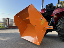 manuell transportskopa med tipp bucket 120 h l