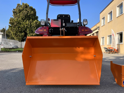 manuell transportskopa med tipp bucket 120 h