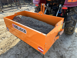 manuell transportskopa med tipp bucket 140 h l