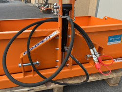 manuell transportskopa med tipp bucket 140 h l