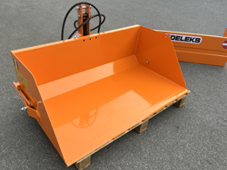 manuell transportskopa med tipp bucket 140 h l
