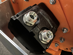 slyröjare 80cm för mini grävemaskiner hydraulisk släntklippare mod arm 80