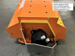 slyröjare 80cm för mini grävemaskiner hydraulisk släntklippare mod arm 80