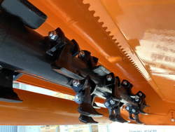 slagklippare med hydraulisk sidoförsjutning för fruktplantage traktorer mod jaguar 130