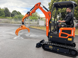 timmergrip for minigravare och skogskranar dk10