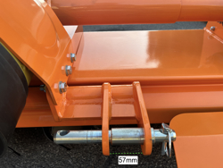 mellantung jordfräs för traktor arbets bredd 125cm manuell sidoförskjutning mod dfm 125