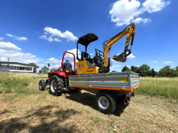 3 vägs hydraulisk tippvagn til traktor rm 14 t3h