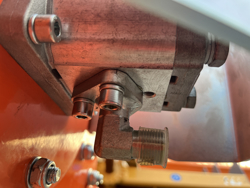 slyröjare 110cm för mini grävemaskiner hydraulisk släntklippare mod ark 110