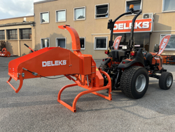 pto driven flishugg för traktor dk 1200se