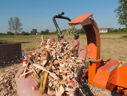 pto driven flishugg för traktor dk 1200se