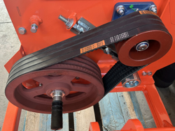 pto driven flishugg för traktor dk 1200se