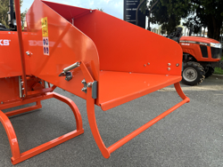 pto driven flishugg för traktor dk 1200se