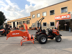 pto driven flishugg för traktor dk 1200se