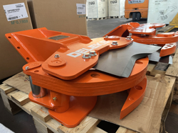energiklipp tradklipp energiakoura med hydraulisk skogsklo gripare modell cf 11r