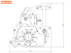 slagklippare för traktor med justerbar sidoförskjutning gorilla 220