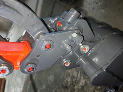 snabbkoppling till minigrävare s100