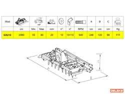 rotorharv med rorvalt for traktorer kr 210