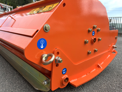 slagklippare med justerbar offset betespussar med hammarslagor för traktorer med 60 90hk tigre 200