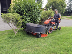 vandbar tvahjulig traktor 420cc loncin bensinmotor