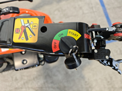 vandbar tvahjulig traktor 420cc loncin bensinmotor