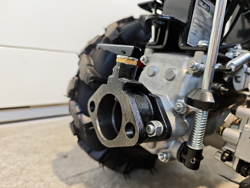 vandbar tvahjulig traktor 420cc loncin bensinmotor